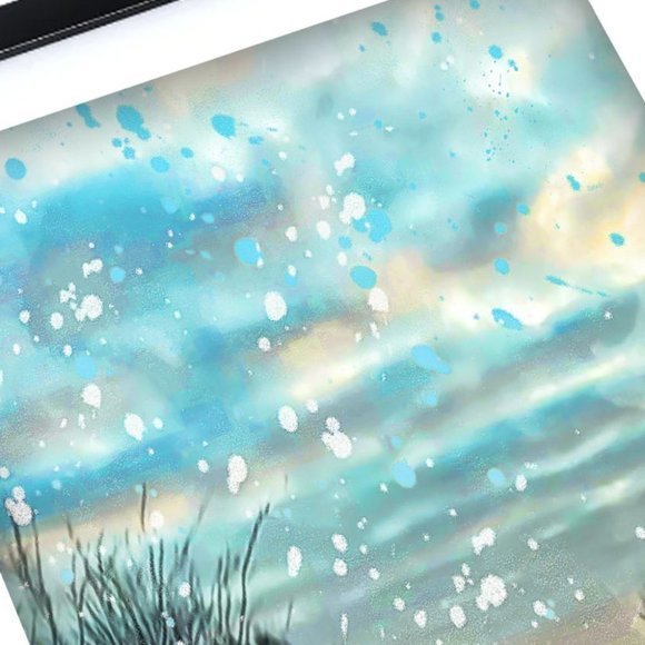 Framed‎ Watercolor forest  wall art - Picture 3 of 4